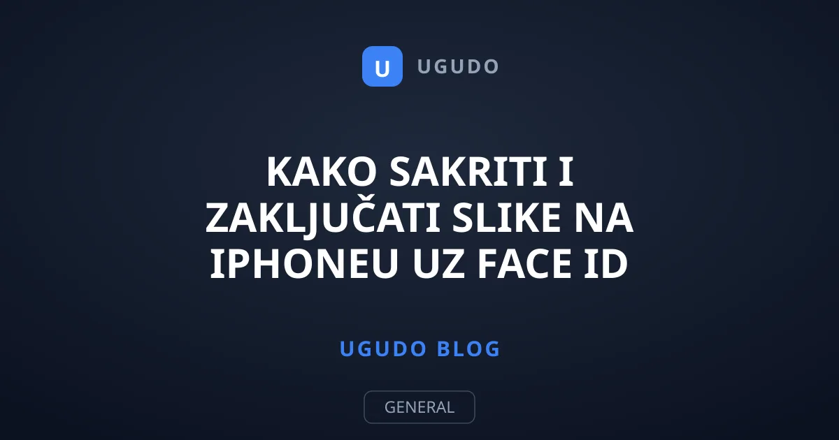 Kako sakriti i zaključati slike na iPhoneu uz Face ID